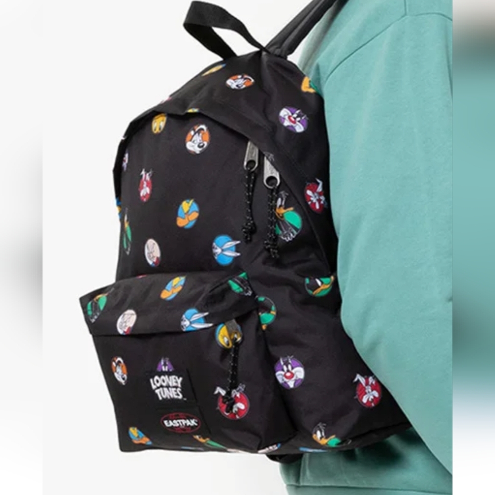 Eastpak Padded Pak'r Black Looney Tunes Backpack NEW